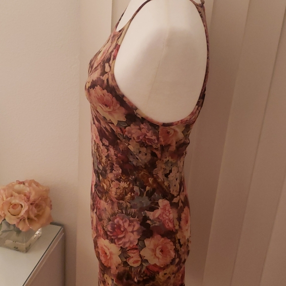 🔥❤🔥Floral Sleeveless Mini Dress Medium - Picture 4 of 7